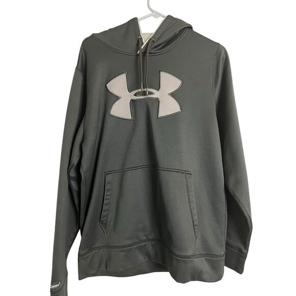 Under Armour Black Hoodie Mens Medium Activewear Athleisure Athletic - Picture 1 of 7